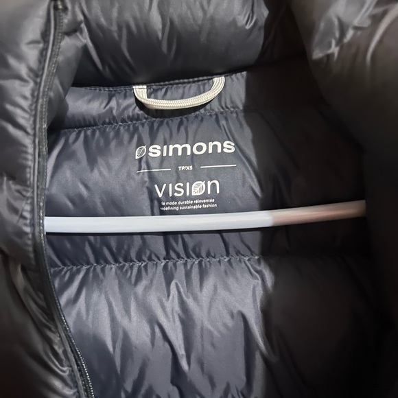 Simons Charcoal Puffer Jacket - Picture 2 of 2